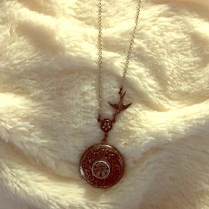 Unique Oxidized Silver Locket